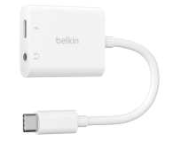 Belkin ROCKSTAR 3.5mm Audio + USB-C Charge Adapter - 1330447 - zdjęcie 1